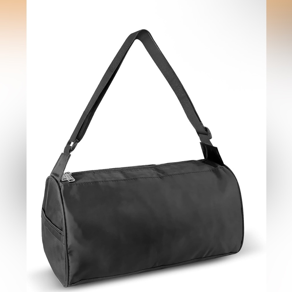 Black unisex Duffle Bag